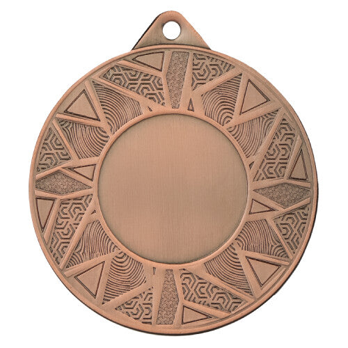 Medalie de metal, 5 cm, cu loc pentru emblema de 2.5 cm, ME5002