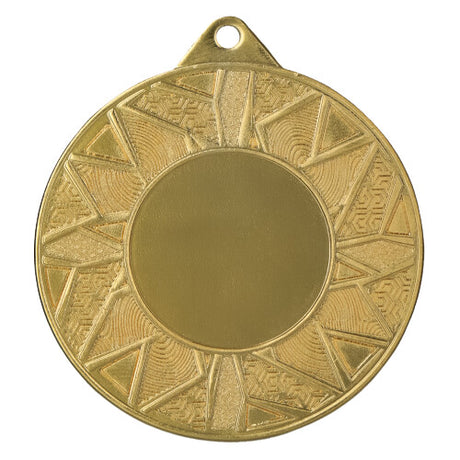 Medalie metalica rotunda cu spatiu pentru emblema centrala