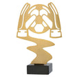 Trofeu fotbal din metal cu baza de marmura inaltime 24 cm