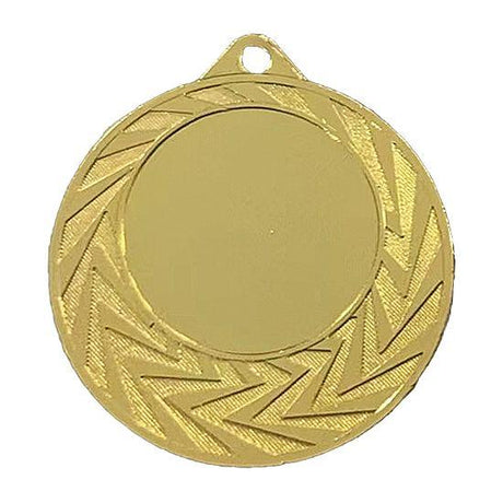 Medalie metalica rotunda cu spatiu pentru emblema centrala