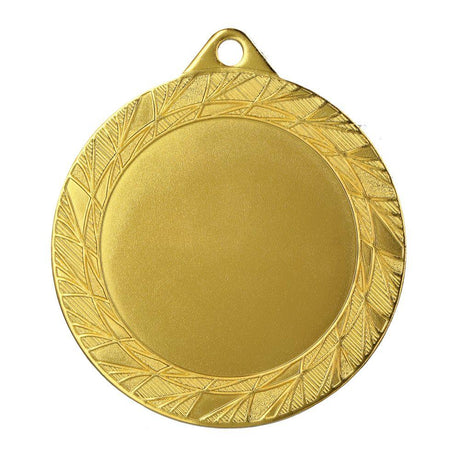 medalie metalica rotunda cu spatiu pentru emblema centrala