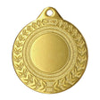 Medalie metalica rotunda cu spatiu pentru emblema centrala