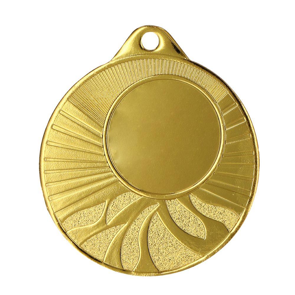 Medalie metalica rotunda cu spatiu pentru emblema centrala
