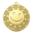 Medalie metalica aurie rotunda de 5 cm pentru premiere sportiva