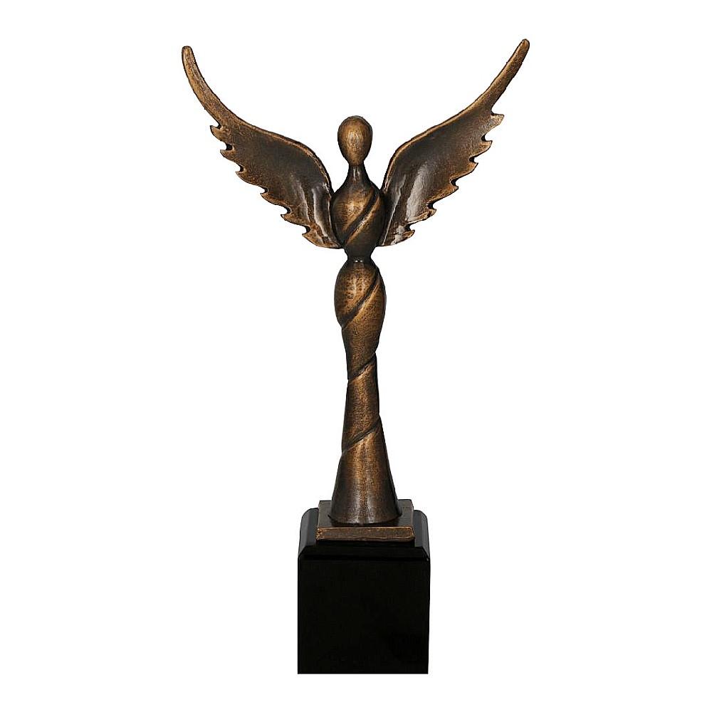 Trofeu din rasina cu finisaj bronz pentru premiere sportiva sau concursuri