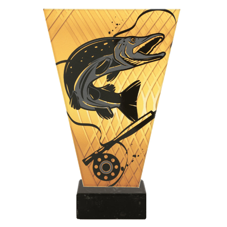 Trofeu de sticla, pescuit, VL1/FIS3/BK