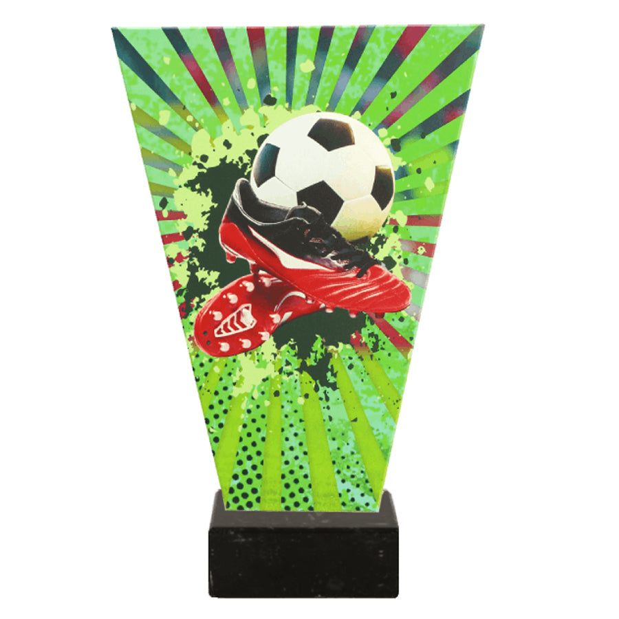 Trofeu de sticla, fotbal, VL2/SOC3/BK