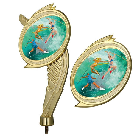 Figurina aurie din plastic pentru atletism inaltime 20 cm