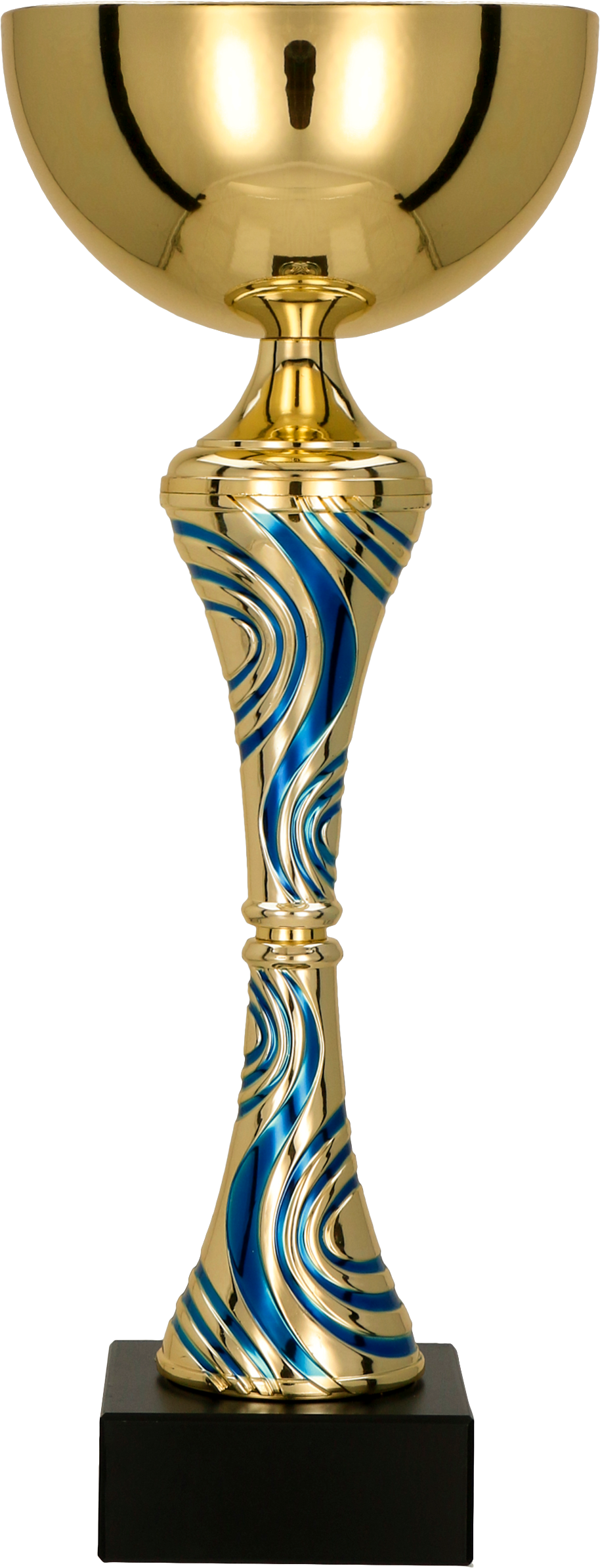 Cupa Metalica Aurie Cu Albastru, 8358