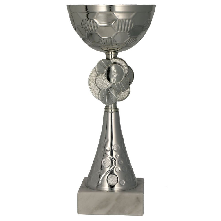 Cupa metalica argintie, 8486