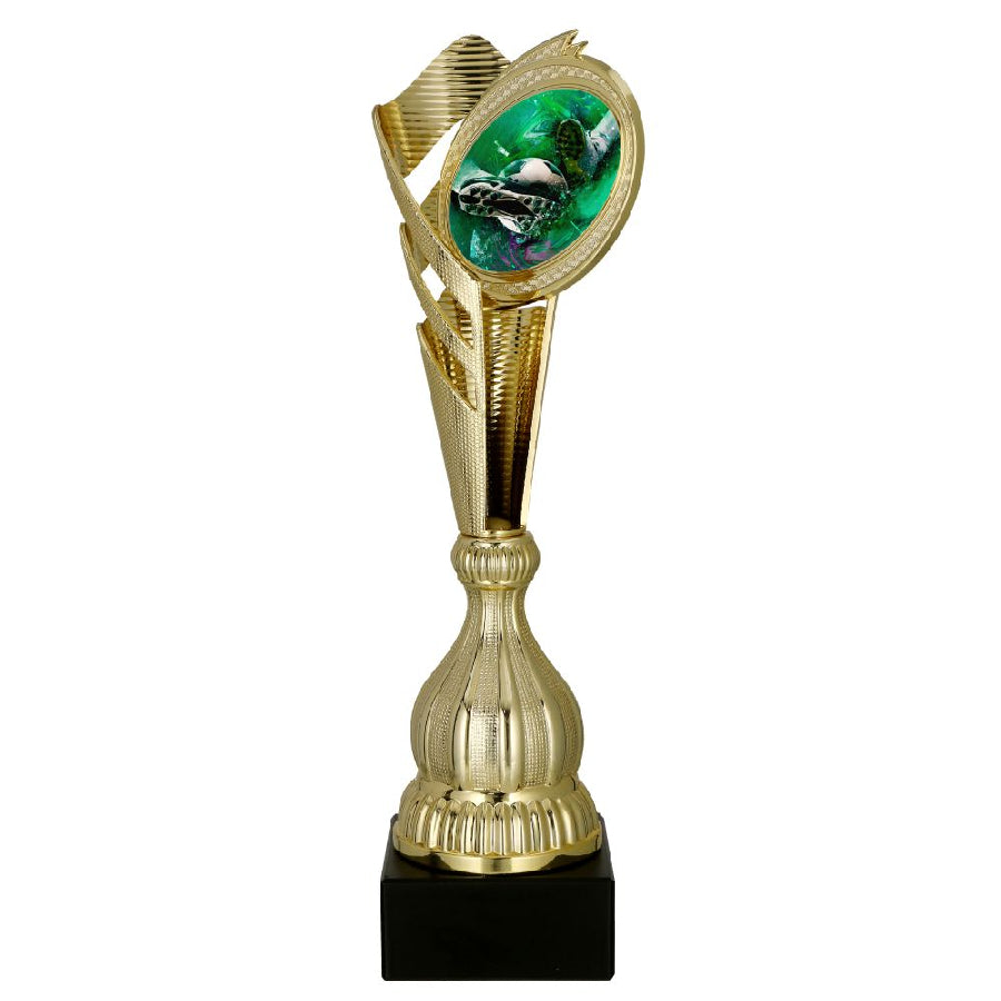 Cupa de plastic aurie, fotbal, 7249/SOC1