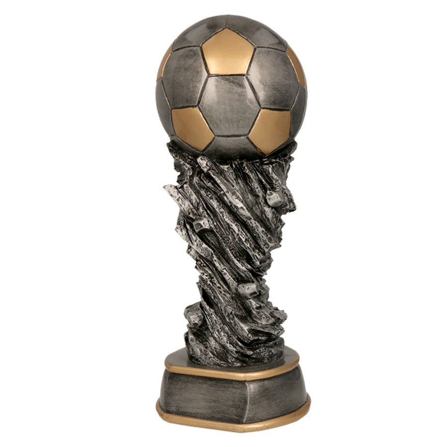 figurina din rasina trofeu pentru fotbal
