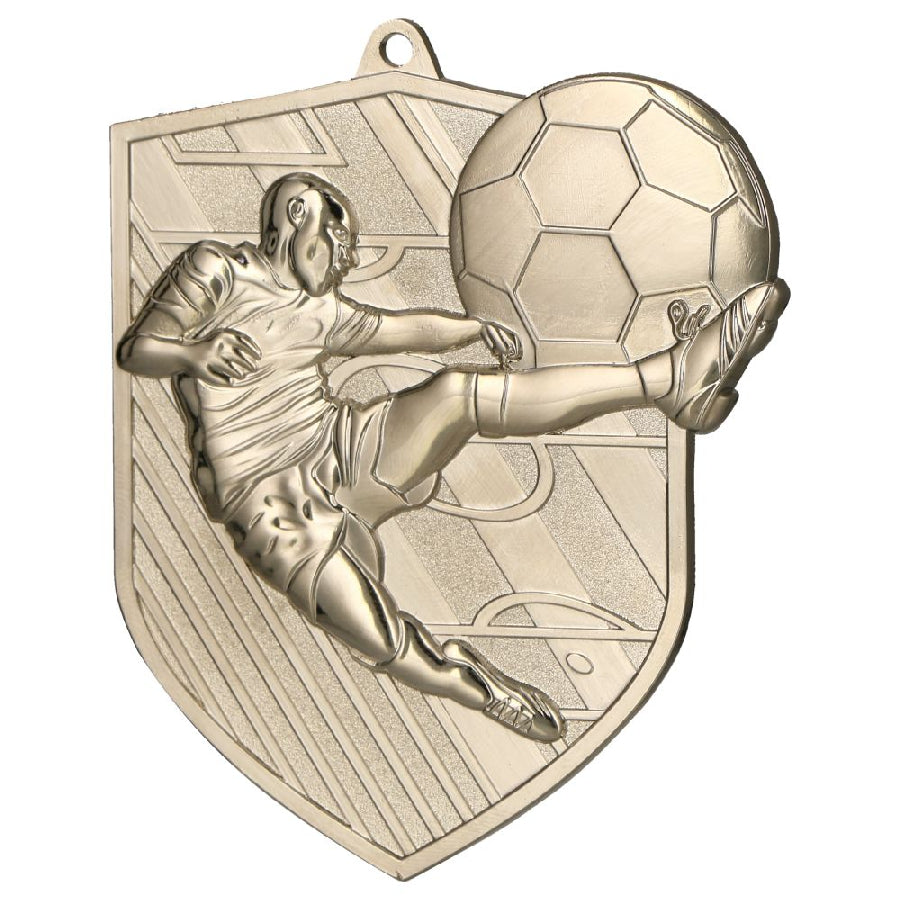 medalie fotbal metal MD 8049 Silver Argint