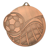 medalie din metal MMC 6065 fotbal bronz
