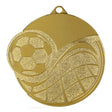 medalie din metal MMC 6065 fotbal aur