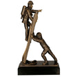 trofeu figurina din rasina pompier RFST3052 BR