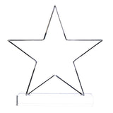 Trofeu Plexiglas Transparent, Stea, AC002