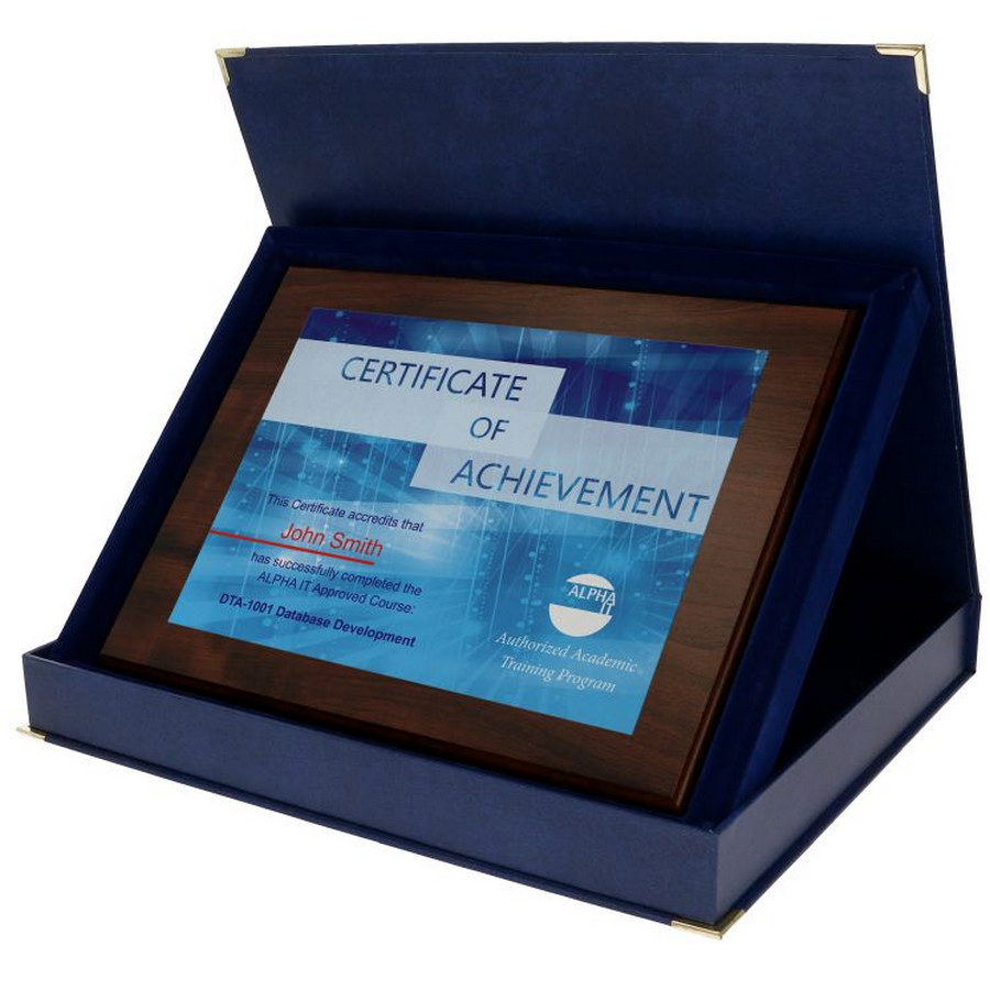 Diplomă lemn în casetă HG08