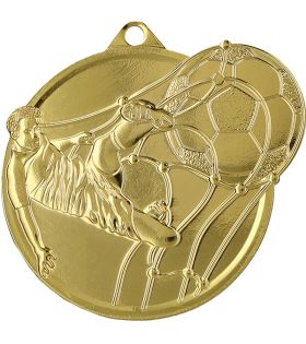 medalie din metal fotlbal aur MMC46050