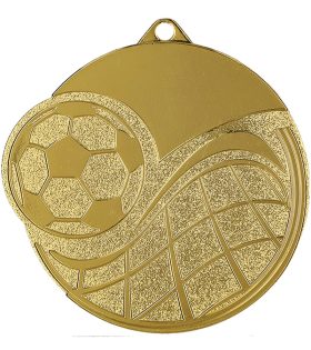 medalie din metal MMC 6065 fotbal aur
