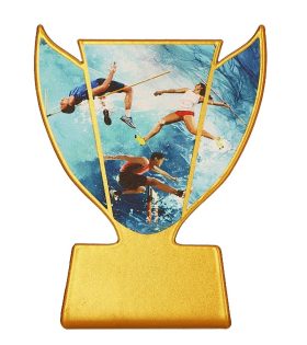 trofeu din metal SL Athletics Atletism