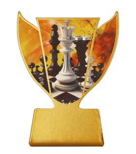 trofeu din metal SL Chess Șah