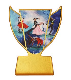 trofeu din metal SL Dans