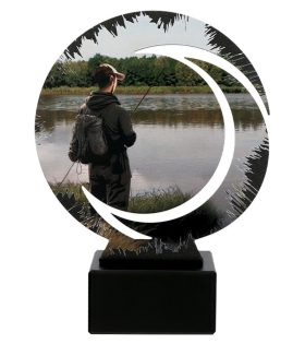 trofeu din metal WR Fis pescuit