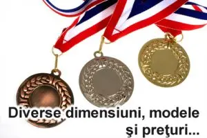 cupe trofee si medalii de diverse dimensiuni si preturi