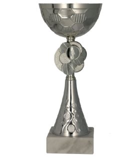 Cupa metalica argintie, 8486