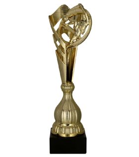 Cupa de plastic aurie, fotbal, 7249/SOC5