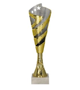 Cupa de plastic aurie cu argintiu, 8382