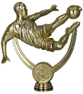 Figurina de plastic aurie, fotbal, B488/G