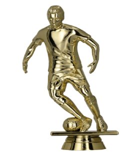 Figurina de plastic aurie, fotbal, B615/G