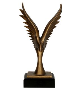 trofeu figurina din rasina aripi RFST3046 BR