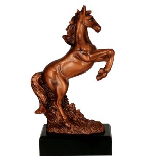 trofeu figurina din rasina cal hipism ecchitatie RFST3051