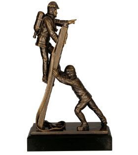 trofeu figurina din rasina pompier RFST3052 BR